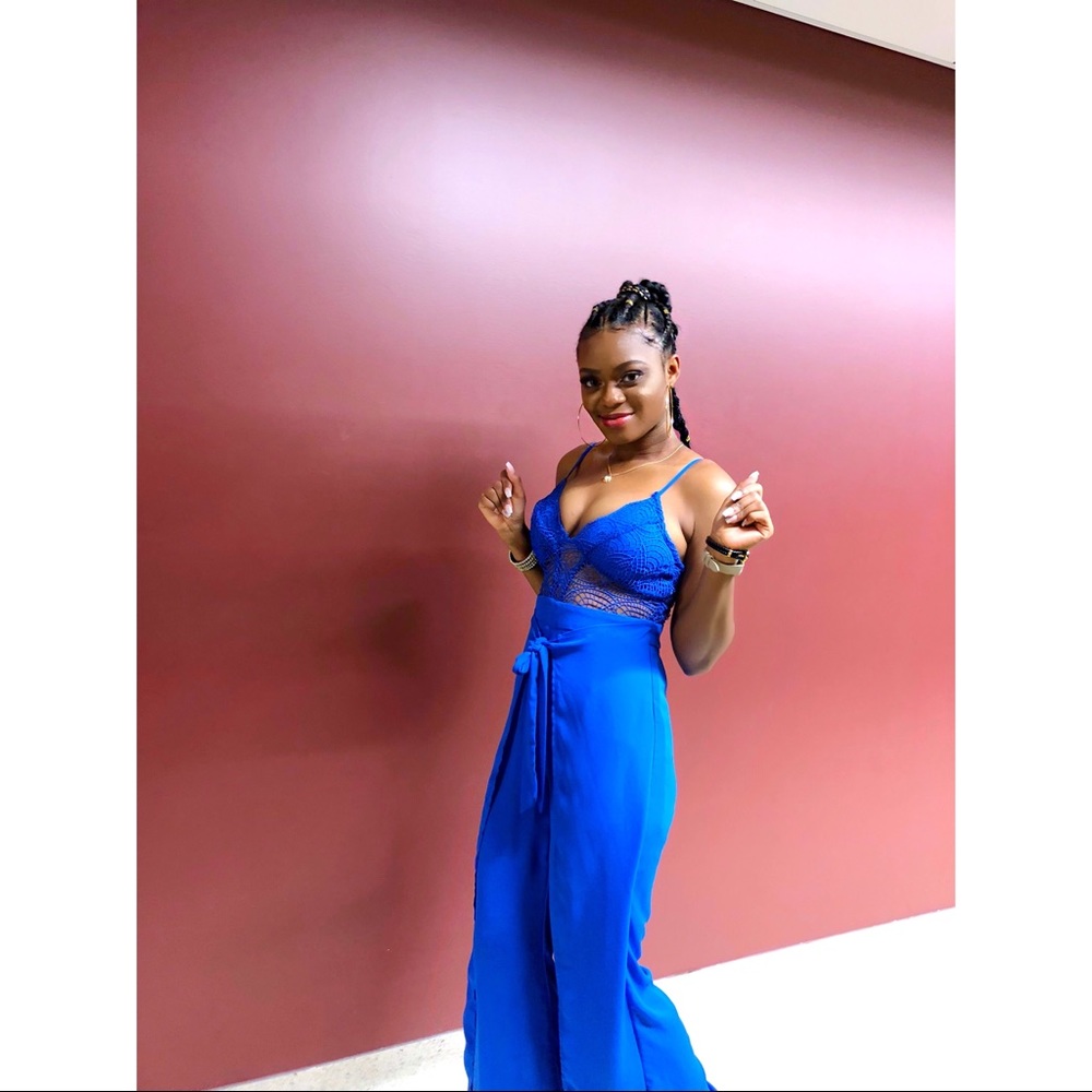 🚨Love Exchange royal blue jumpsuit🚨